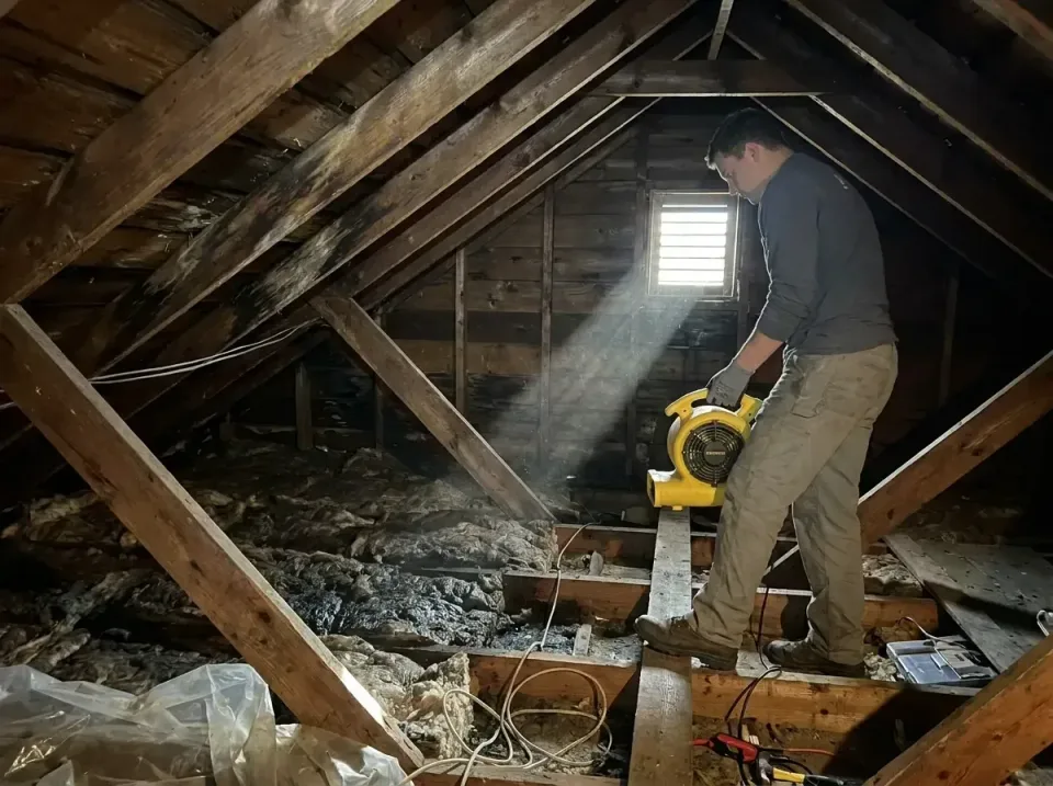 attic-water-damage-drying-proc-007 — frequently asked questions, Emergency Water Extraction & 24/7 Flood Response in Lake Ch…